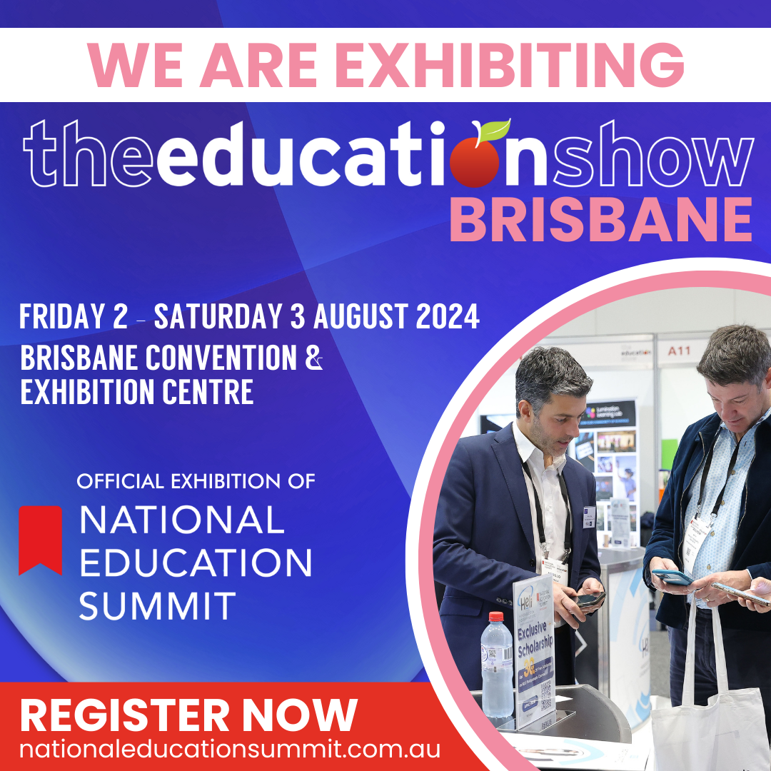 Come and see us at the National Education Summit, Brisbane, 2-3 August 2024